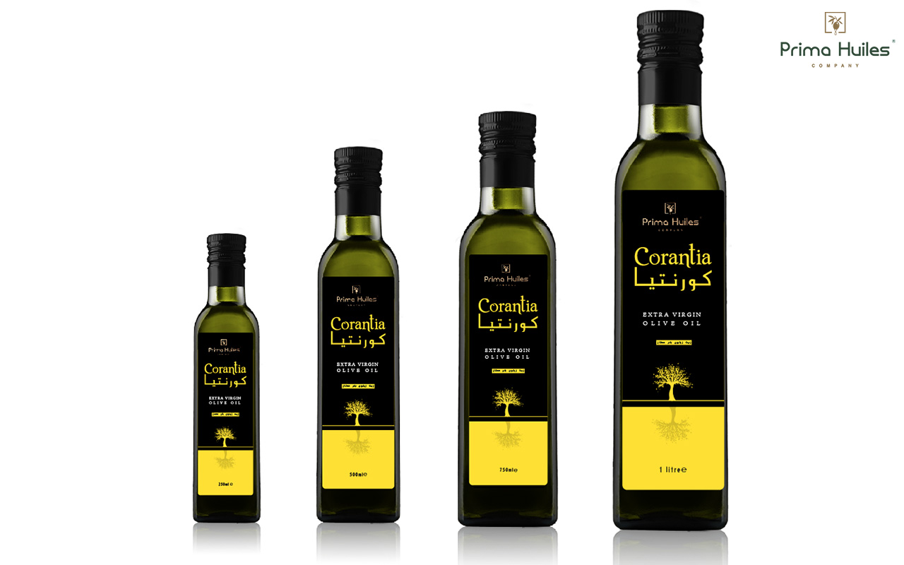 Gamme Huiles d'Olive Corantia