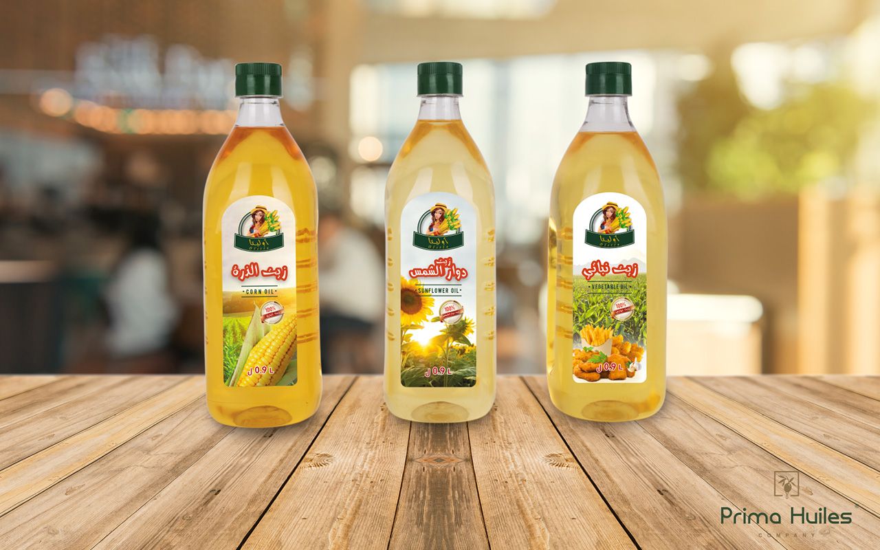 مجموعة المنتجات لزيت النباتي زيت نباتي أوليتا